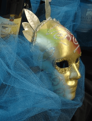 fundraising auction theme - Venetian mask