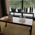 premium wine display at fundraising auction gala